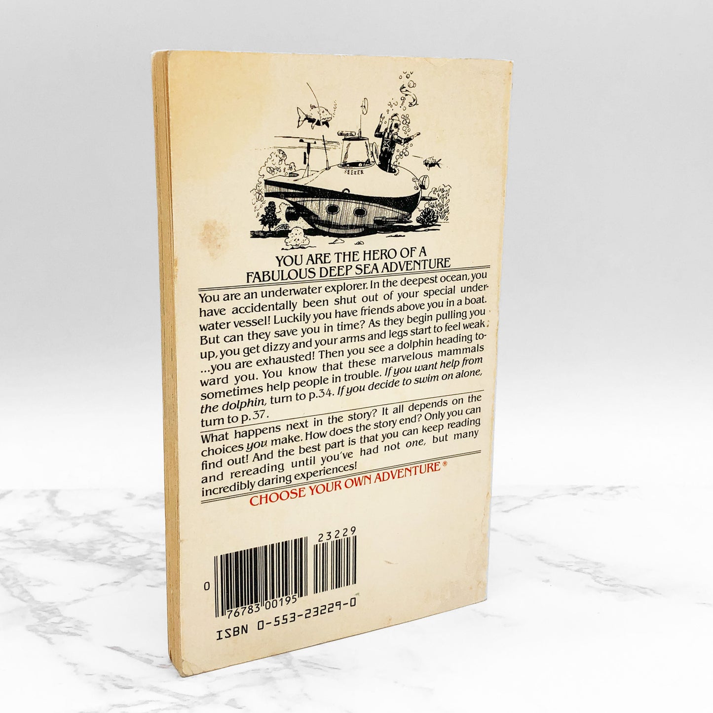 Journey Under the Sea [Choose Your Own Adventure #2] by R.A. Montgomery [FIRST EDITION PAPERBACK] 1982 • Bantam