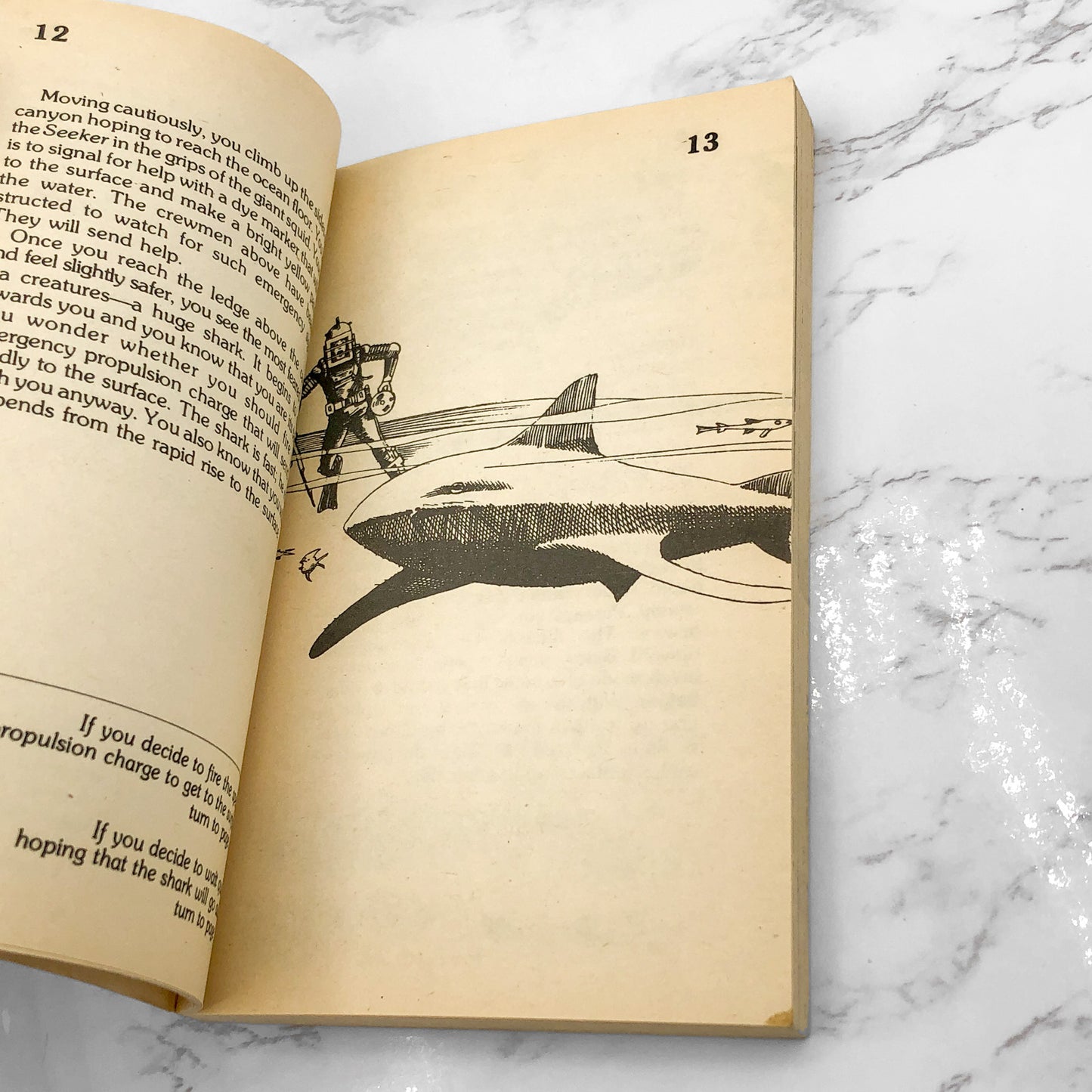 Journey Under the Sea [Choose Your Own Adventure #2] by R.A. Montgomery [FIRST EDITION PAPERBACK] 1982 • Bantam