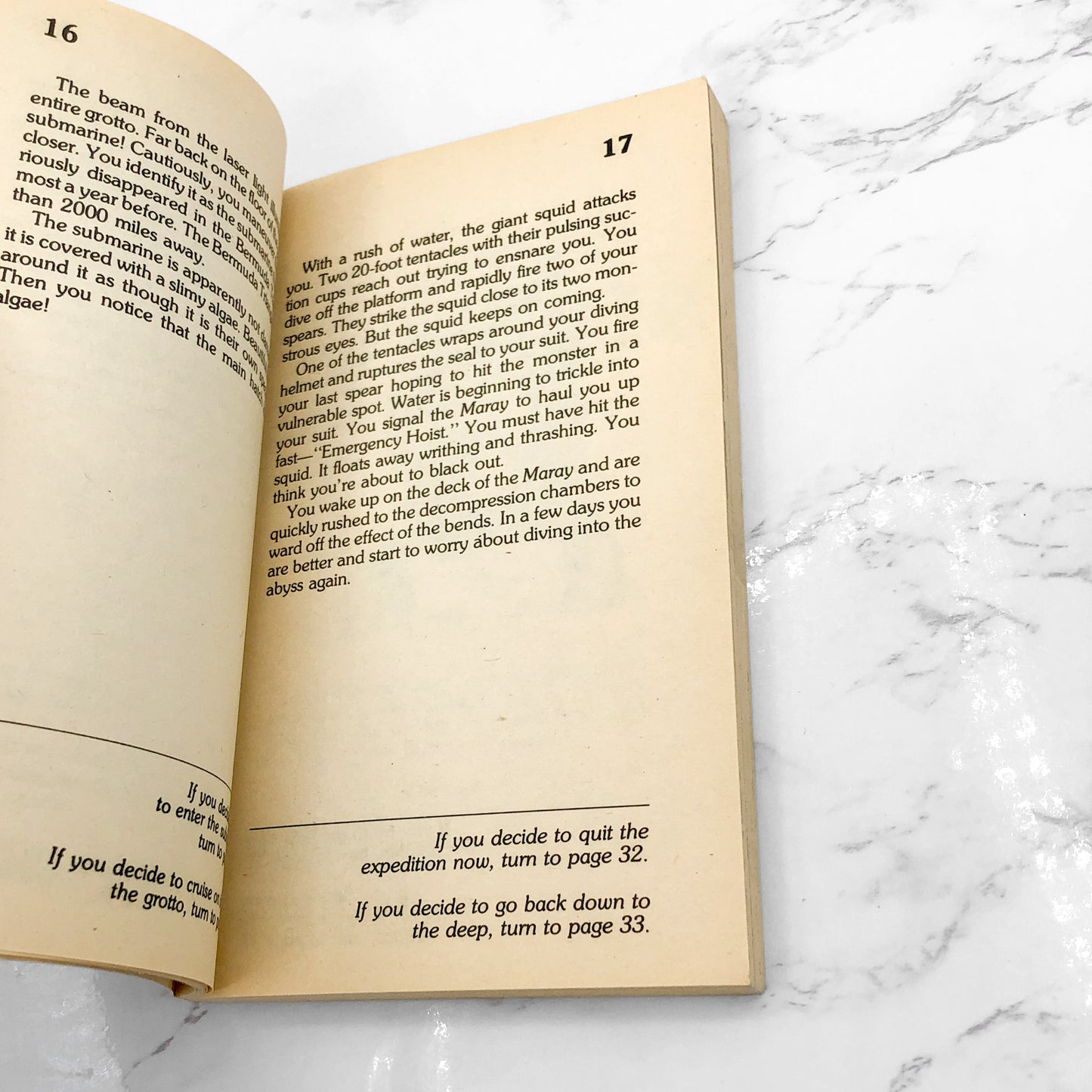 Journey Under the Sea [Choose Your Own Adventure #2] by R.A. Montgomery [FIRST EDITION PAPERBACK] 1982 • Bantam