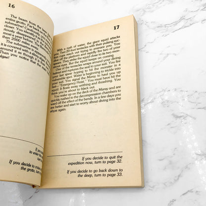 Journey Under the Sea [Choose Your Own Adventure #2] by R.A. Montgomery [FIRST EDITION PAPERBACK] 1982 • Bantam