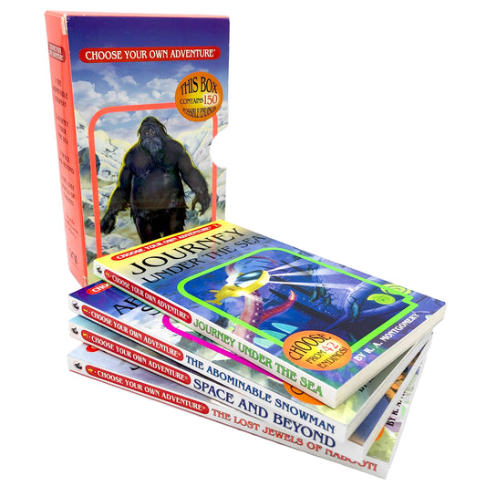 Choose Your Own Adventure #1-4 by R.A. Montgomery [PAPERBACK REISSUE BOXSET] • 2006
