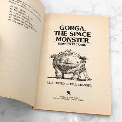 Gorga the Space Monster [Choose Your Own Adventure #5) by Edward Packard [FIRST EDITION PAPERBACK] 1982 • Bantam Skylark