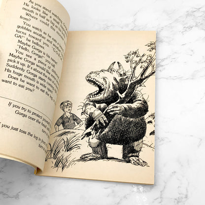 Gorga the Space Monster [Choose Your Own Adventure #5) by Edward Packard [FIRST EDITION PAPERBACK] 1982 • Bantam Skylark