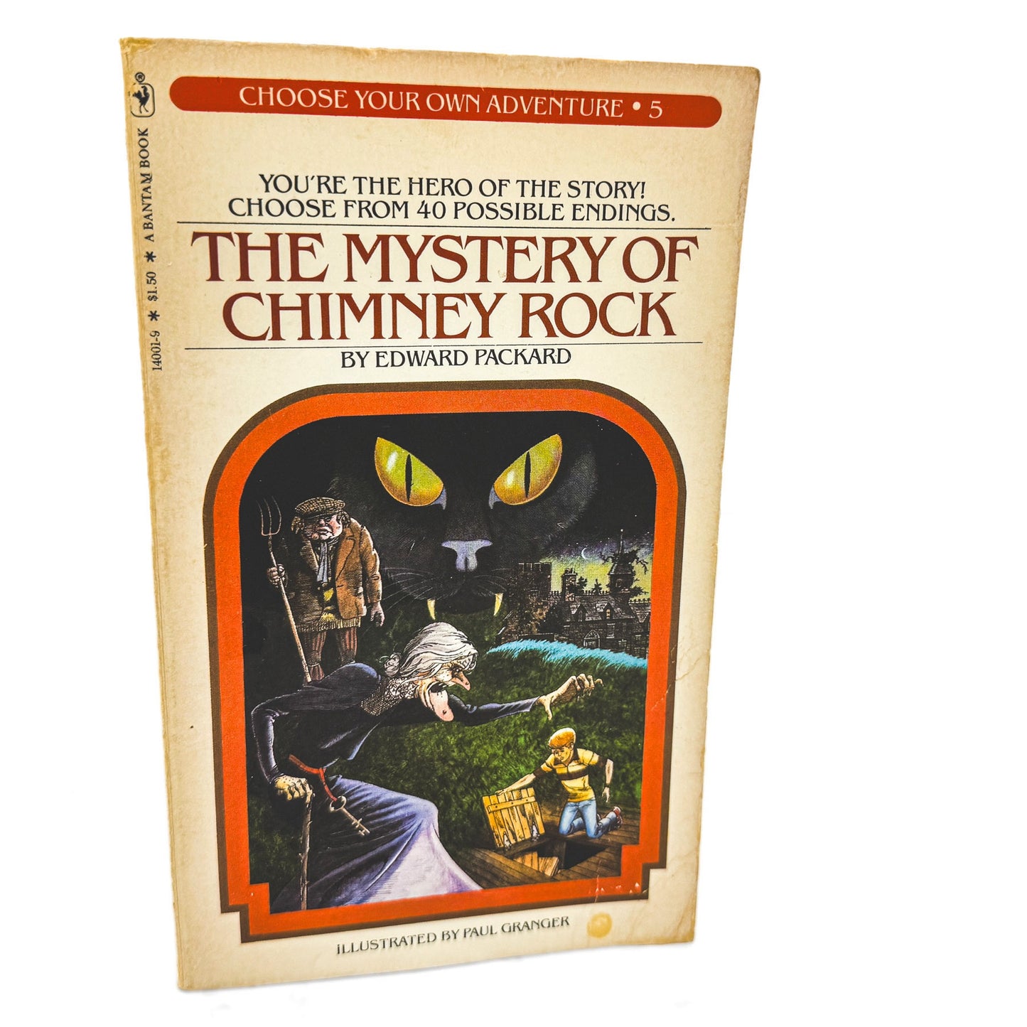 The Mystery of Chimney Rock by Edward Packard [FIRST EDITION PAPERBACK] 1980 • Choose Your Own Adventure #5