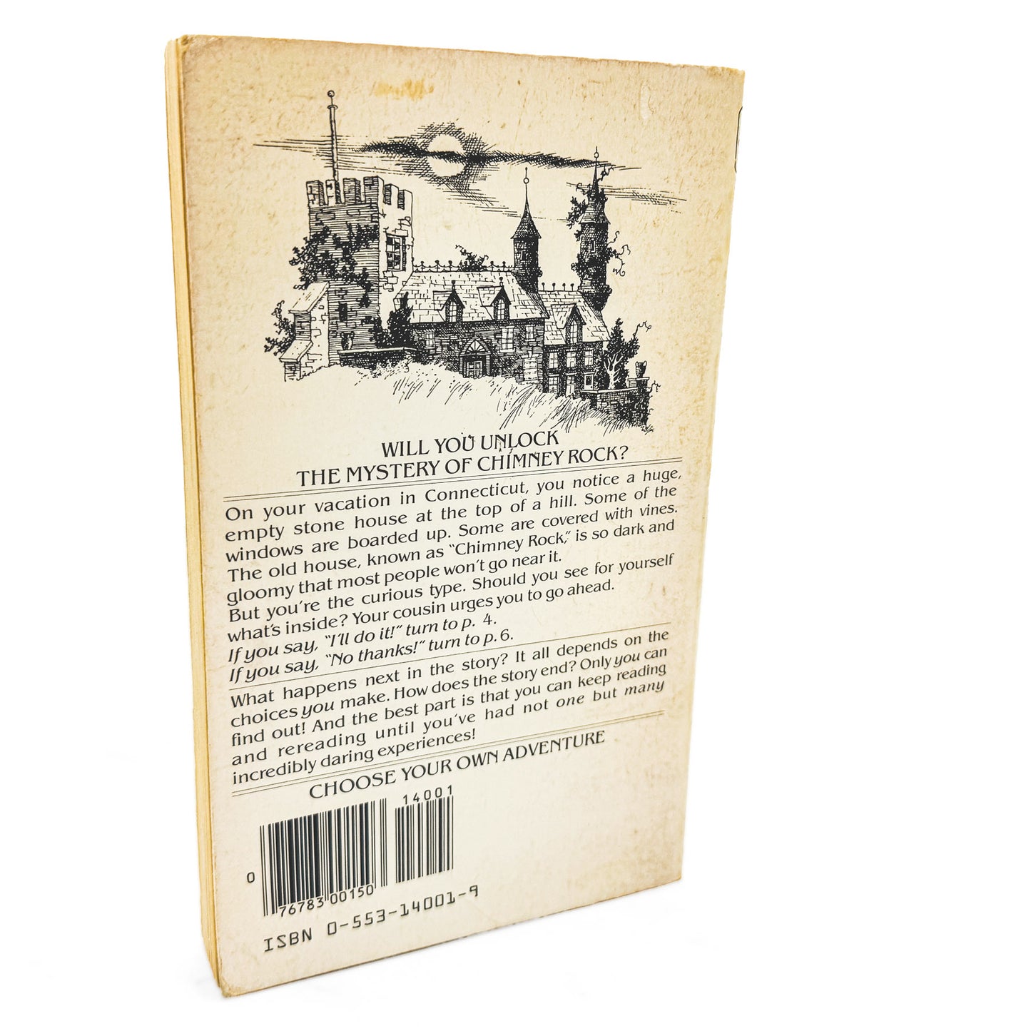 The Mystery of Chimney Rock by Edward Packard [FIRST EDITION PAPERBACK] 1980 • Choose Your Own Adventure #5