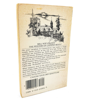 The Mystery of Chimney Rock by Edward Packard [FIRST EDITION PAPERBACK] 1980 • Choose Your Own Adventure #5