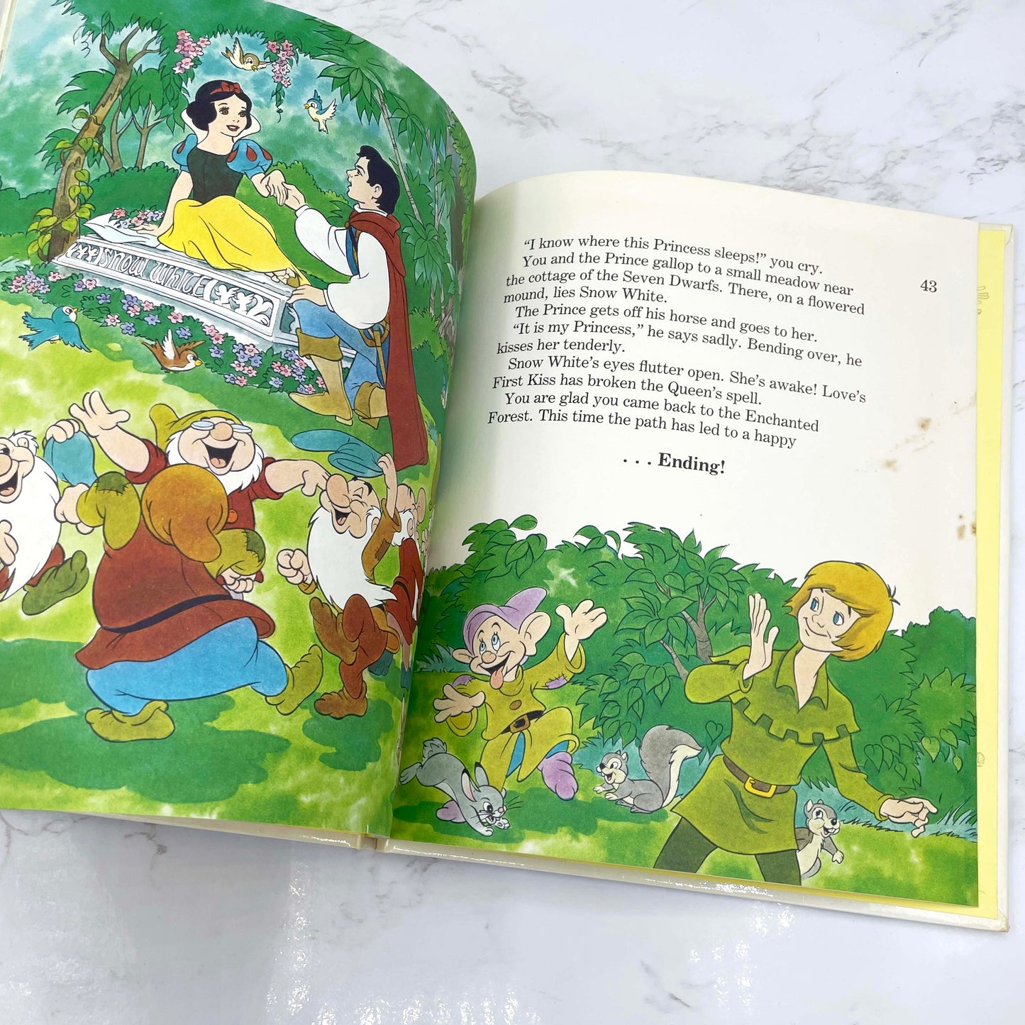 Snow White in the Enchanted Forest [Disney Choose Your Own Adventure #1] by Jim Razzi [FIRST EDITION] 1985