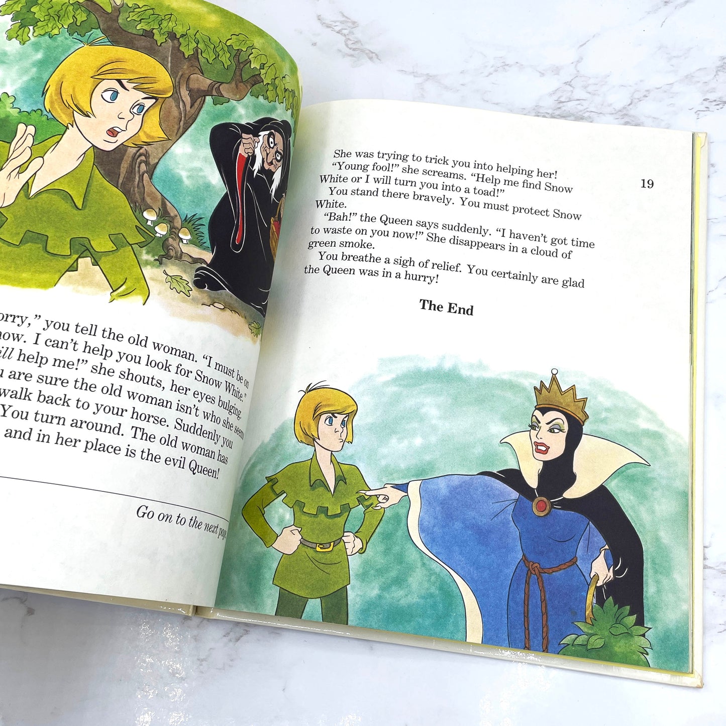 Snow White in the Enchanted Forest [Disney Choose Your Own Adventure #1] by Jim Razzi [FIRST EDITION] 1985