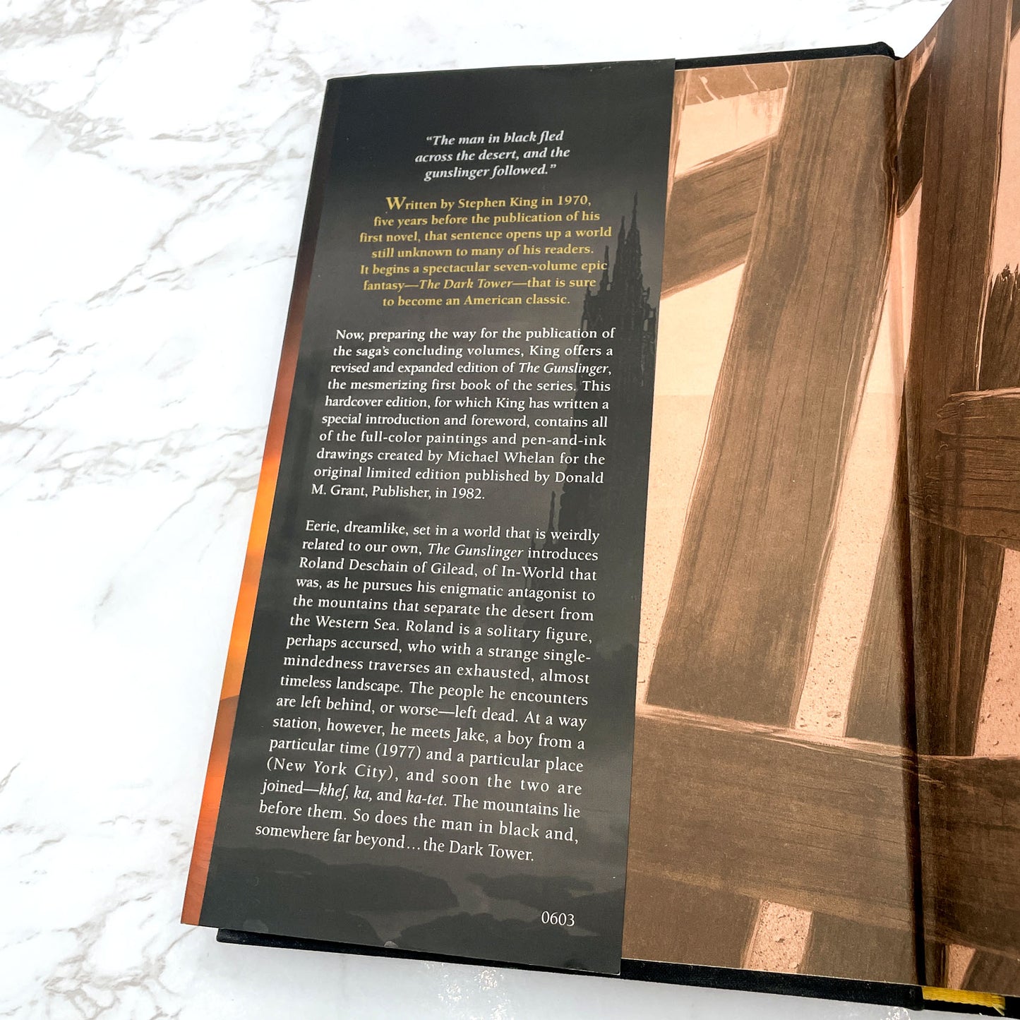 The Dark Tower I: The Gunslinger by Stephen King [HARDCOVER RE-ISSUE] 2003 • Revised + Expanded • Viking *See Condition!