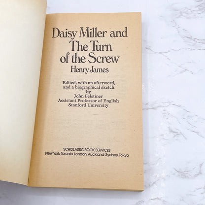 Daisy Miller and The Turn of the Screw by Henry James [1974 PAPERBACK] • Scholastic