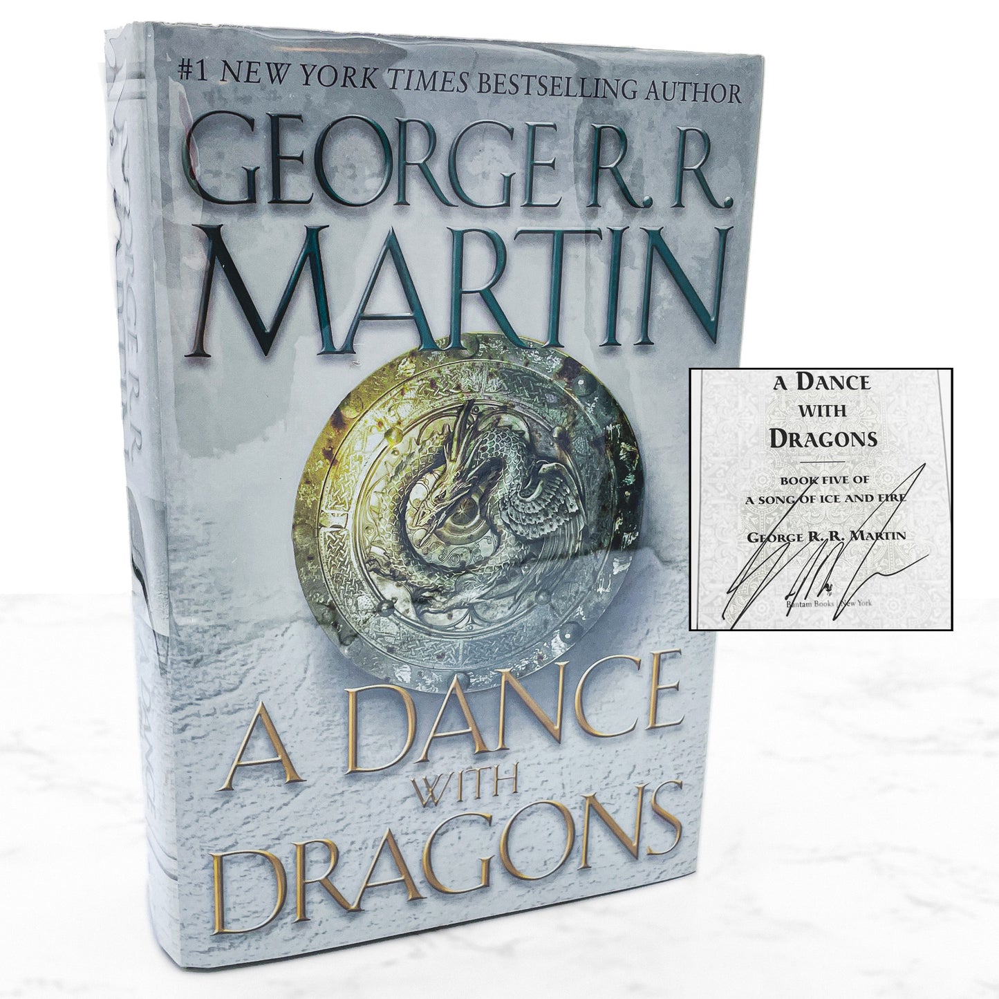 A Dance With Dragons by George R.R. Martin SIGNED! [FIRST EDITION] 2011 • Bantam *See Condition