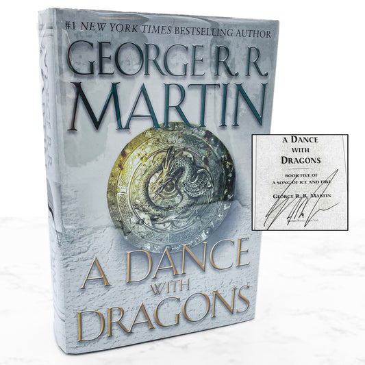 A Dance With Dragons by George R.R. Martin SIGNED! [FIRST EDITION] 2011 • Bantam *See Condition