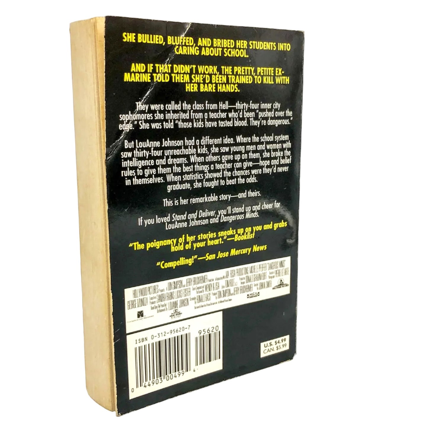 Dangerous Minds by LouAnne Johnson [MOVIE TIE-IN PAPERBACK] 1993 • St. Martin's