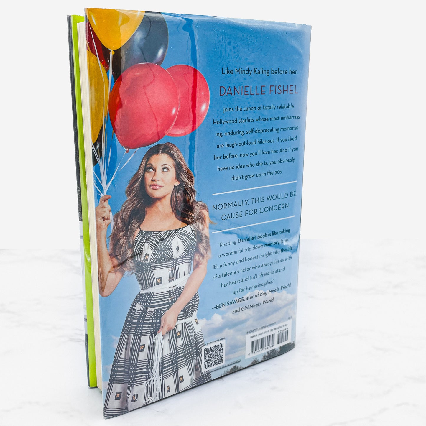 Normally, This Would Be Cause for Concern by Danielle Fishel SIGNED! [FIRST EDITION] 2014