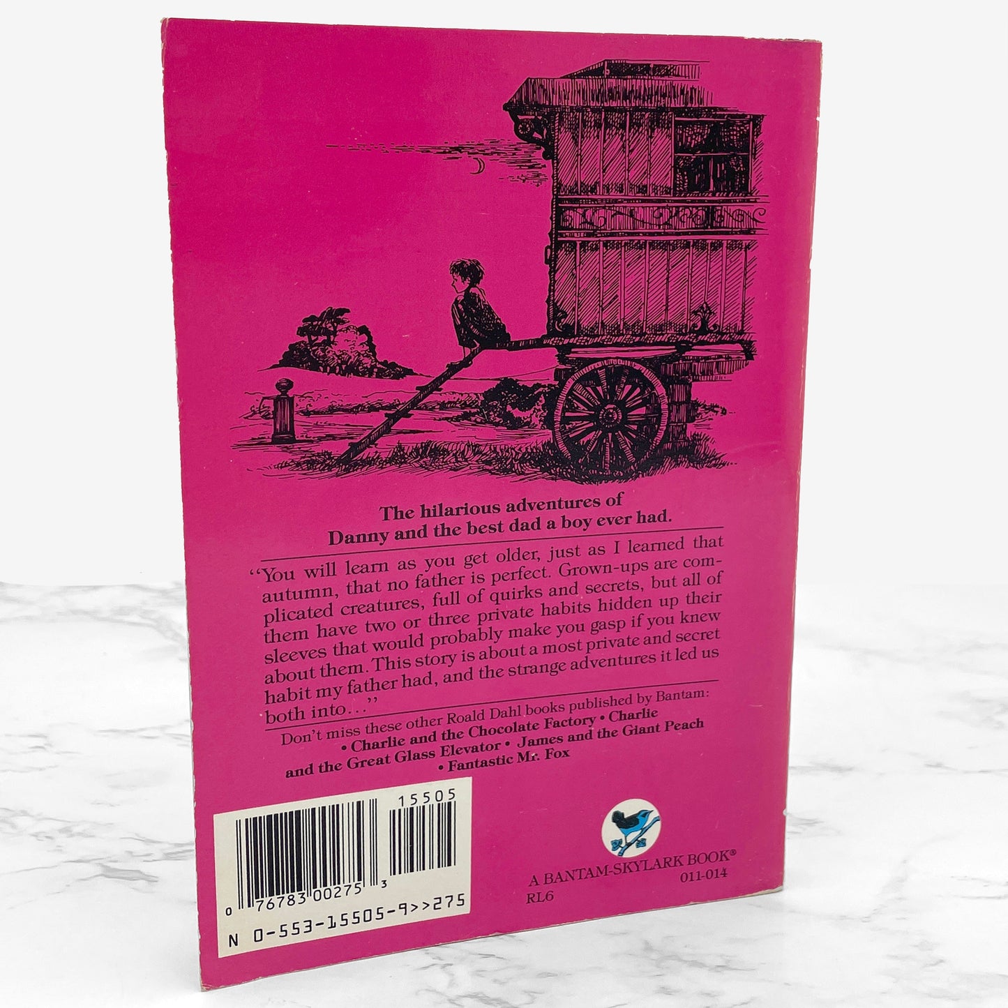 Danny the Champion of the World by Roald Dahl [TRADE PAPERBACK] 1982 • Bantam Skylark