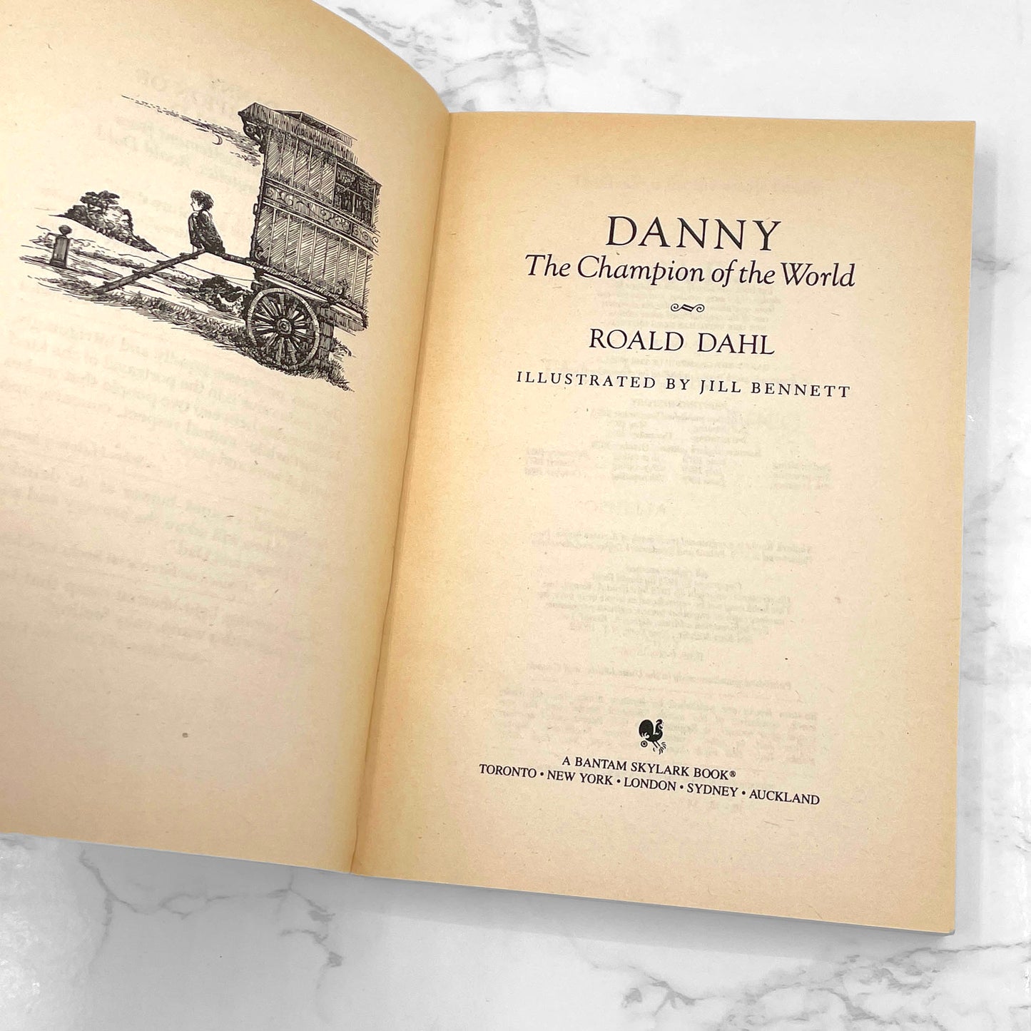 Danny the Champion of the World by Roald Dahl [TRADE PAPERBACK] 1982 • Bantam Skylark
