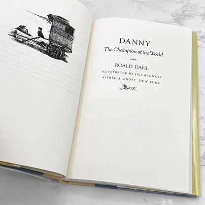 Danny the Champion of the World by Roald Dahl [FIRST EDITION • SECOND STATE] 1989 • 6th Printing • Knopf