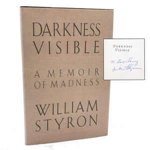 Darkness Visible: A Memoir of Madness by William Styron SIGNED! [FIRST EDITION] 1990 • Random House