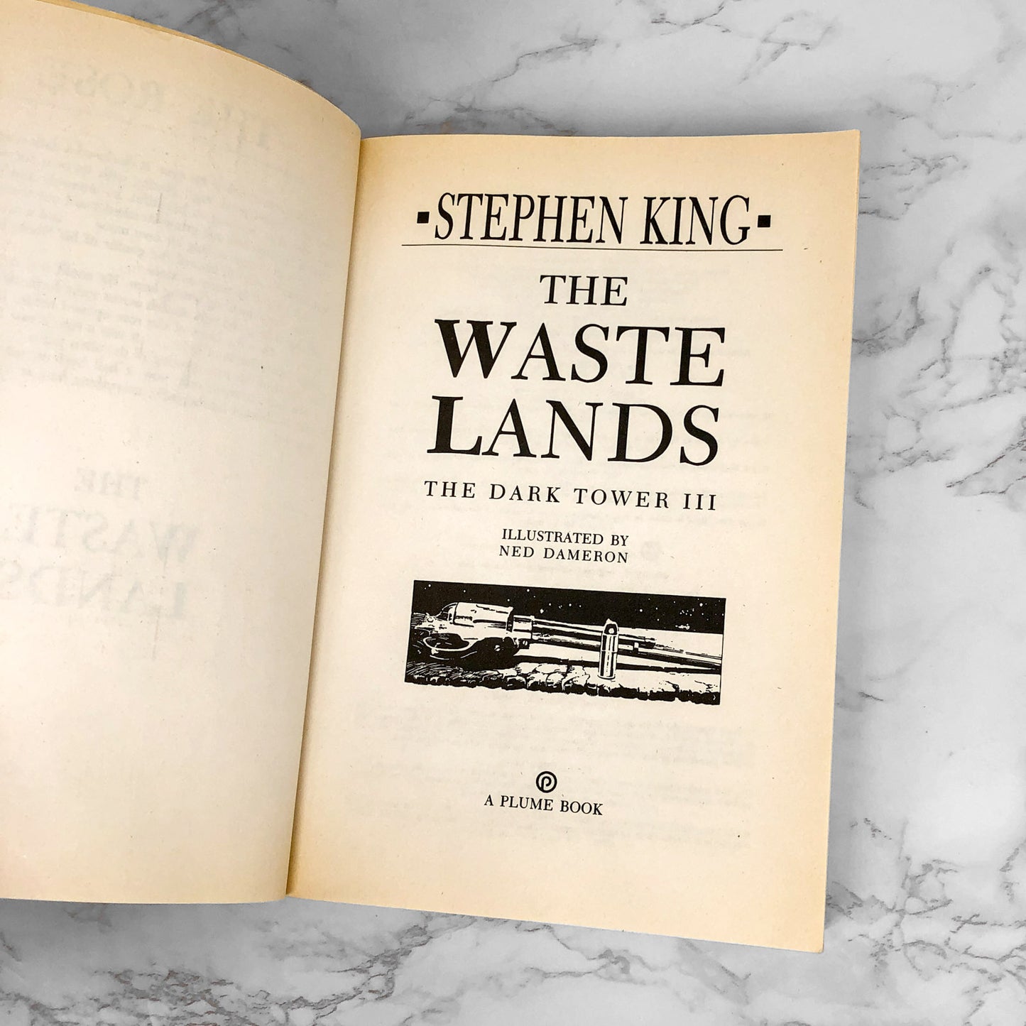 The Dark Tower III: The Waste Lands by Stephen King [FIRST TRADE EDITION] 1992