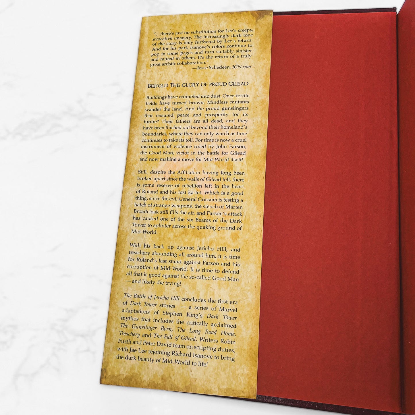 Stephen King's The Dark Tower: Battle of Jericho Hill [HARDCOVER OMNIBUS] 2010 • Marvel