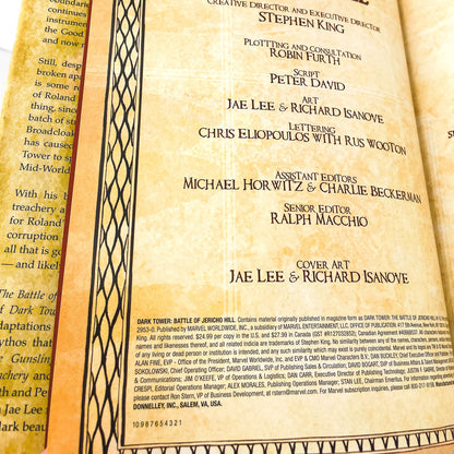 Stephen King's The Dark Tower: Battle of Jericho Hill [HARDCOVER OMNIBUS] 2010 • Marvel