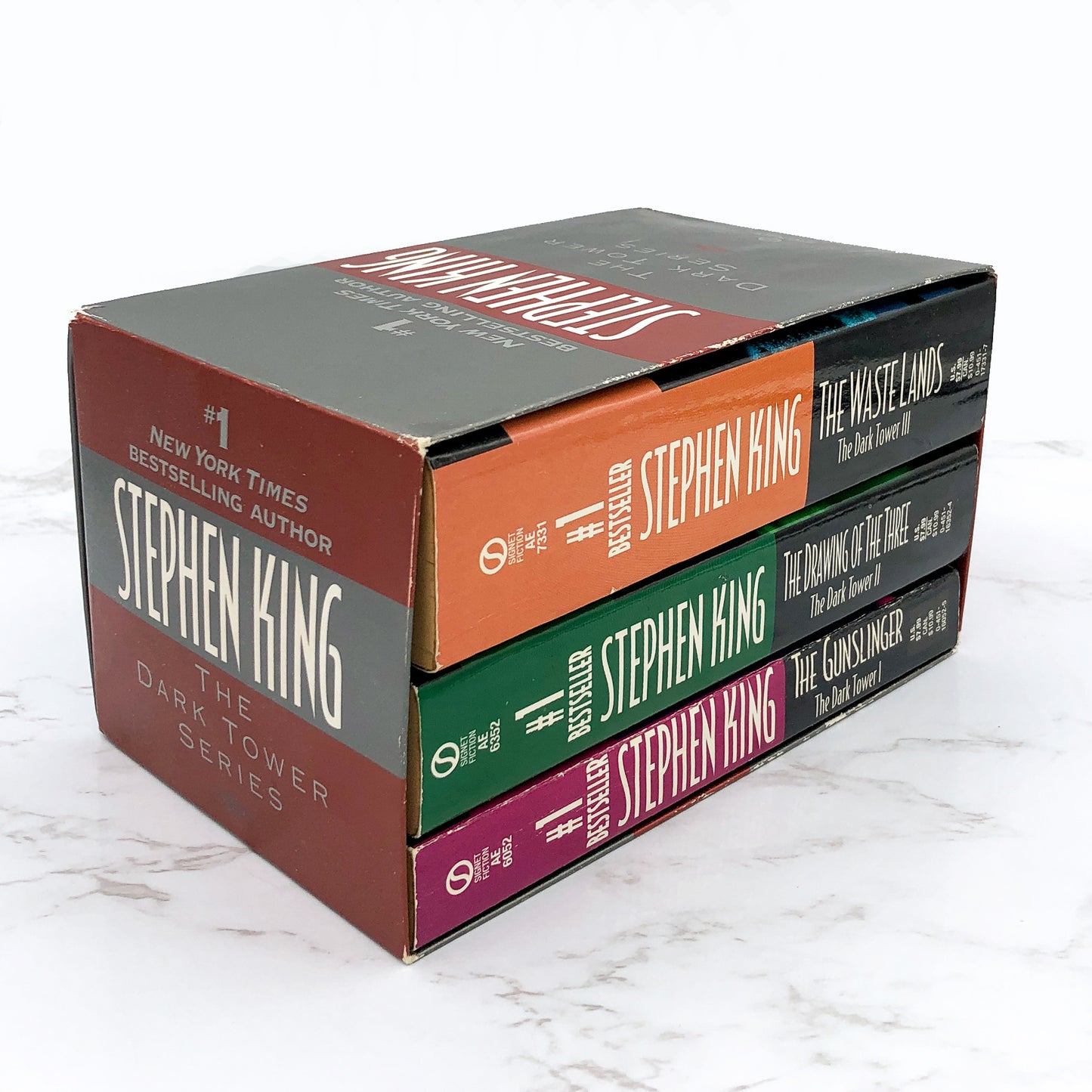 The Dark Tower #1-3 by Stephen King [PAPERBACK BOX SET] 1997 • Signet