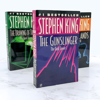 The Dark Tower #1-3 by Stephen King [PAPERBACK BOX SET] 1997 • Signet