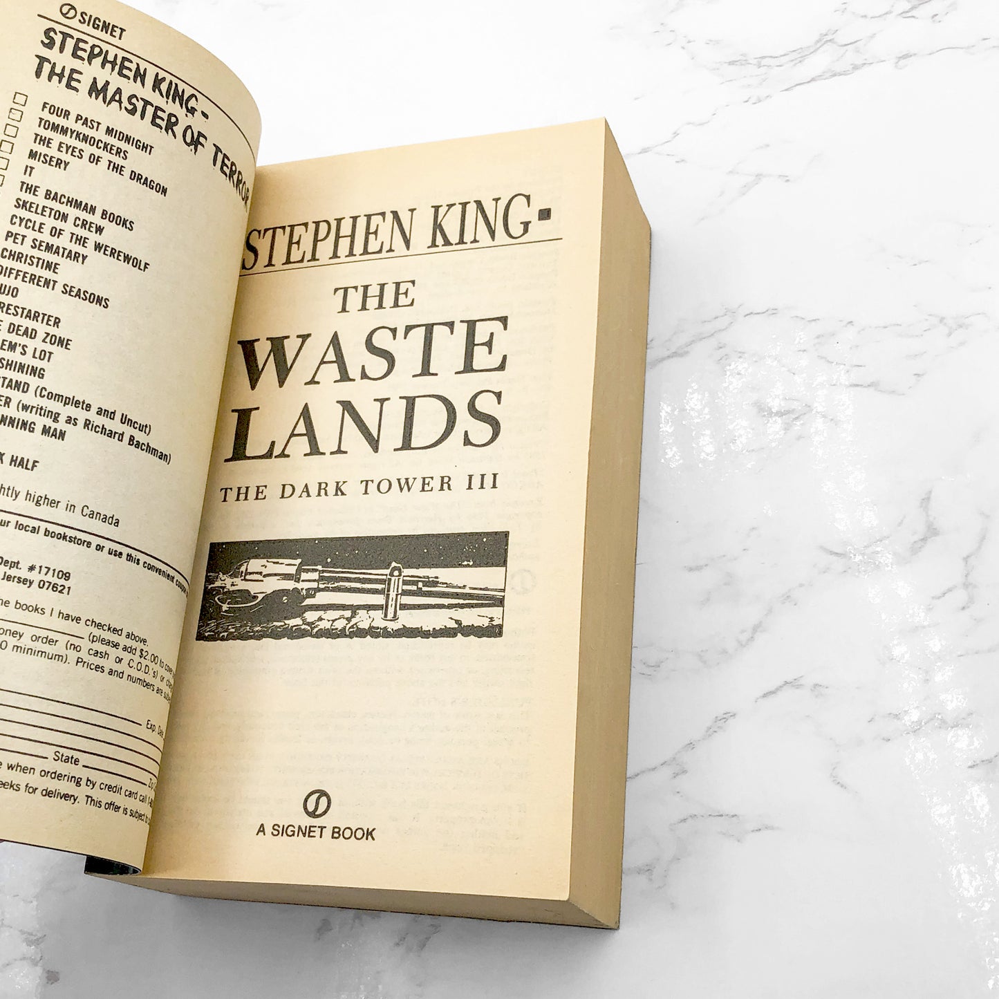 The Dark Tower III: The Waste Lands by Stephen King [1993 PAPERBACK] • Signet
