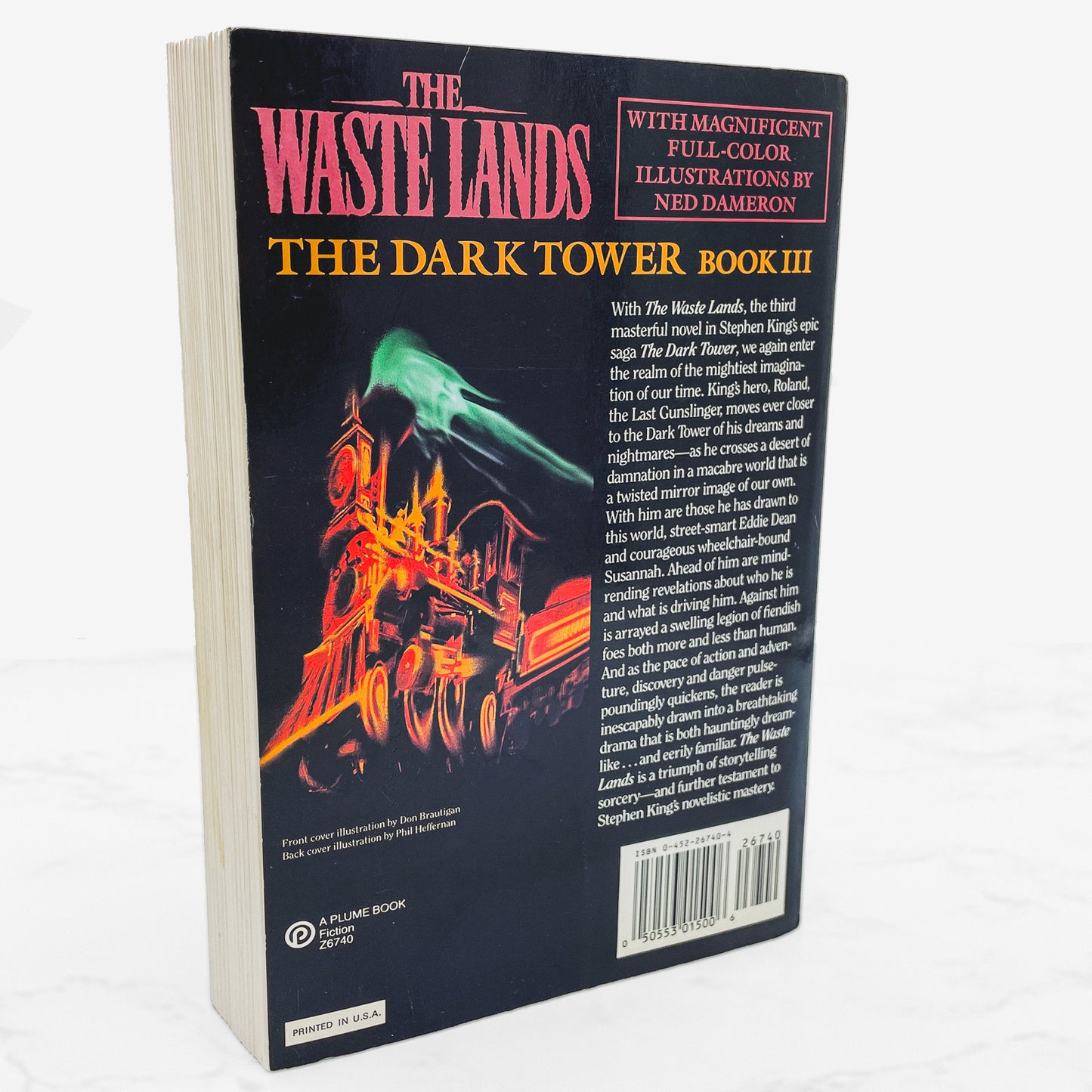 The Dark Tower III: The Waste Lands by Stephen King [TRADE PAPERBACK] 1992 • Plume