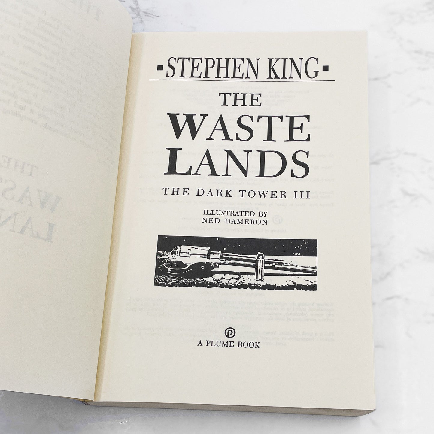 The Dark Tower III: The Waste Lands by Stephen King [TRADE PAPERBACK] 1992 • Plume