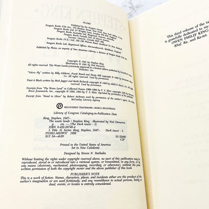 The Dark Tower III: The Waste Lands by Stephen King [TRADE PAPERBACK] 1992 • Plume