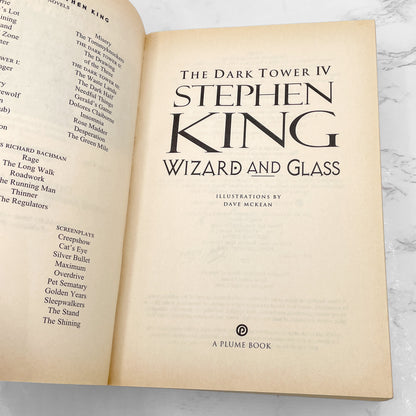 The Dark Tower IV: Wizard and Glass by Stephen King [FIRST PLUME PRINTING] 1997