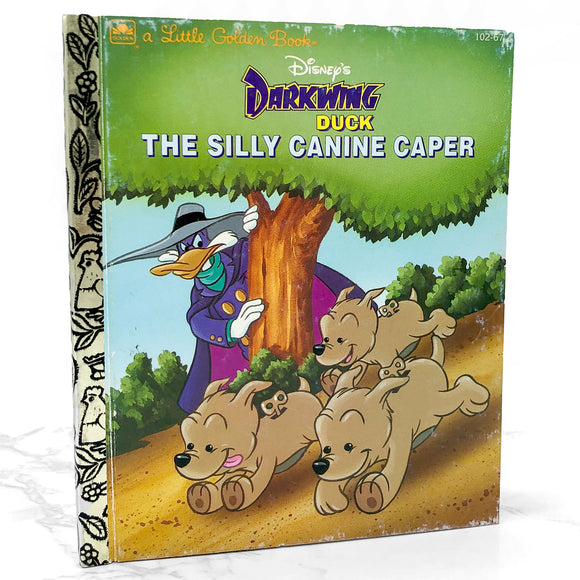 Disney's Darkwing Duck: The Silly Canine Caper by Justine Korman [FIRST EDITION] 1992 • A Little Golden Book