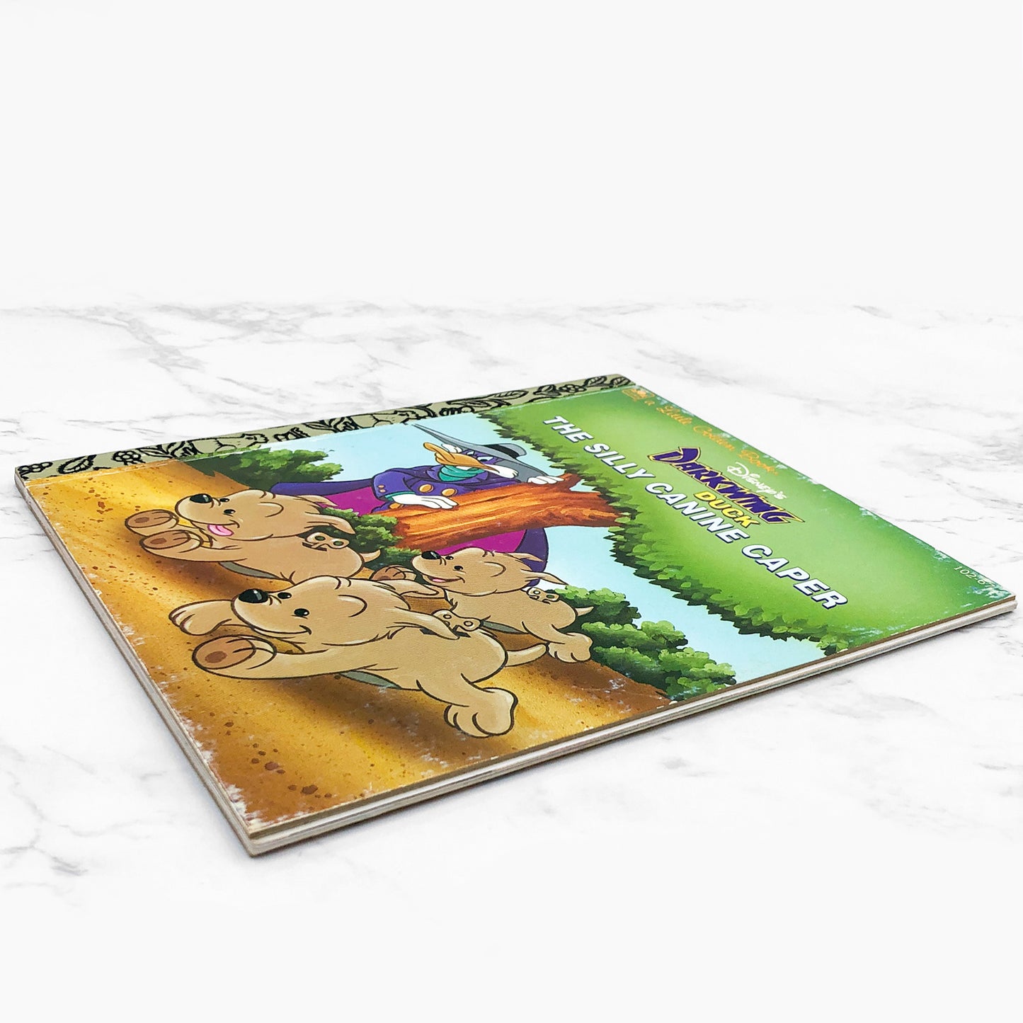 Disney's Darkwing Duck: The Silly Canine Caper by Justine Korman [FIRST EDITION] 1992 • A Little Golden Book