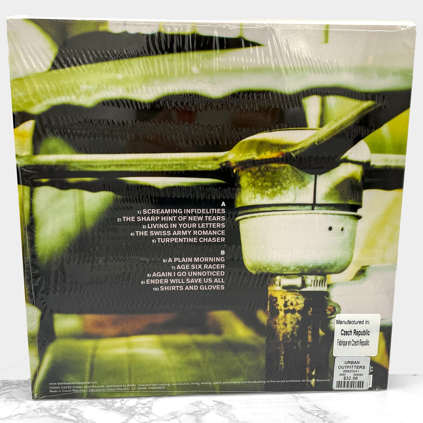 Dashboard Confessional • The Swiss Army Romance [VINYL LP] 2022 Re-issue • Blood Moon Vinyl