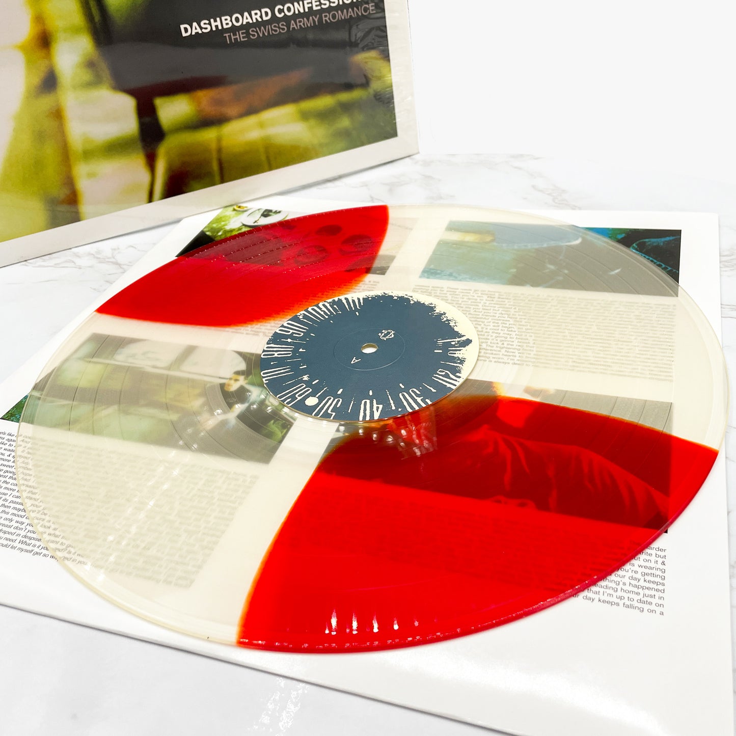 Dashboard Confessional • The Swiss Army Romance [VINYL LP] 2022 Re-issue • Blood Moon Vinyl
