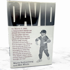 David by Marie Rothenberg & Mel White [FIRST EDITION] 1985 • Fleming H. Revill