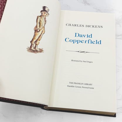 David Copperfield by Charles Dickens [ILLUSTRATED HARDCOVER] 1980 • The Franklin Library