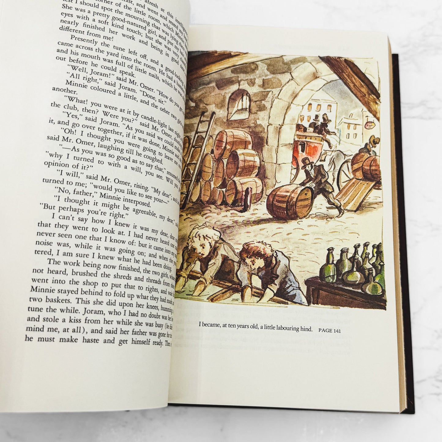 David Copperfield by Charles Dickens [ILLUSTRATED HARDCOVER] 1980 • The Franklin Library