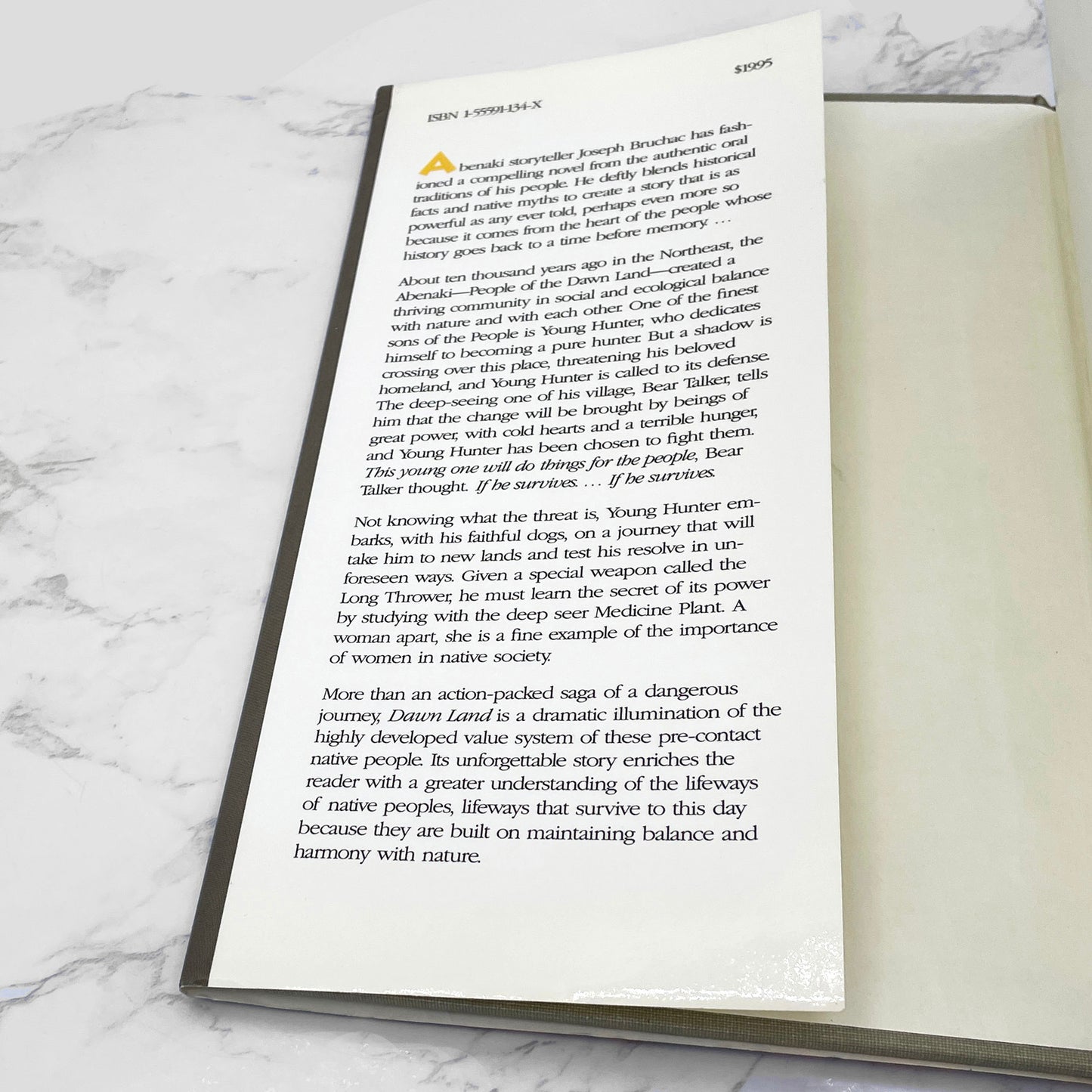 Dawn Land by Joseph Bruchac [FIRST EDITION • FIRST PRINTING] 1993