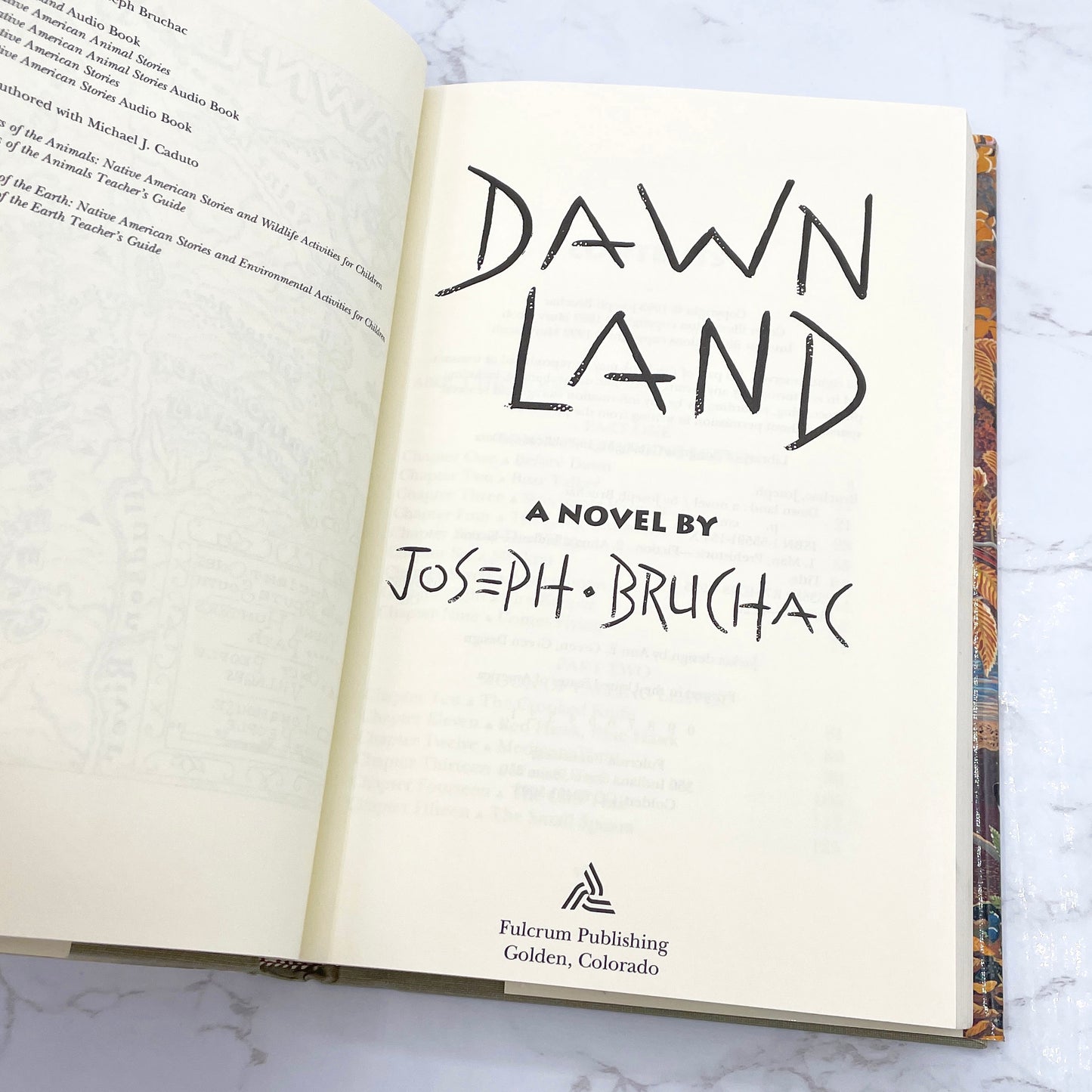 Dawn Land by Joseph Bruchac [FIRST EDITION • FIRST PRINTING] 1993