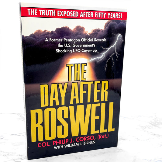 The Day After Roswell by Colonel Philip J Corso & William J Birnes [FIRST EDITION TRADE PAPERBACK] 1997 • Mint!