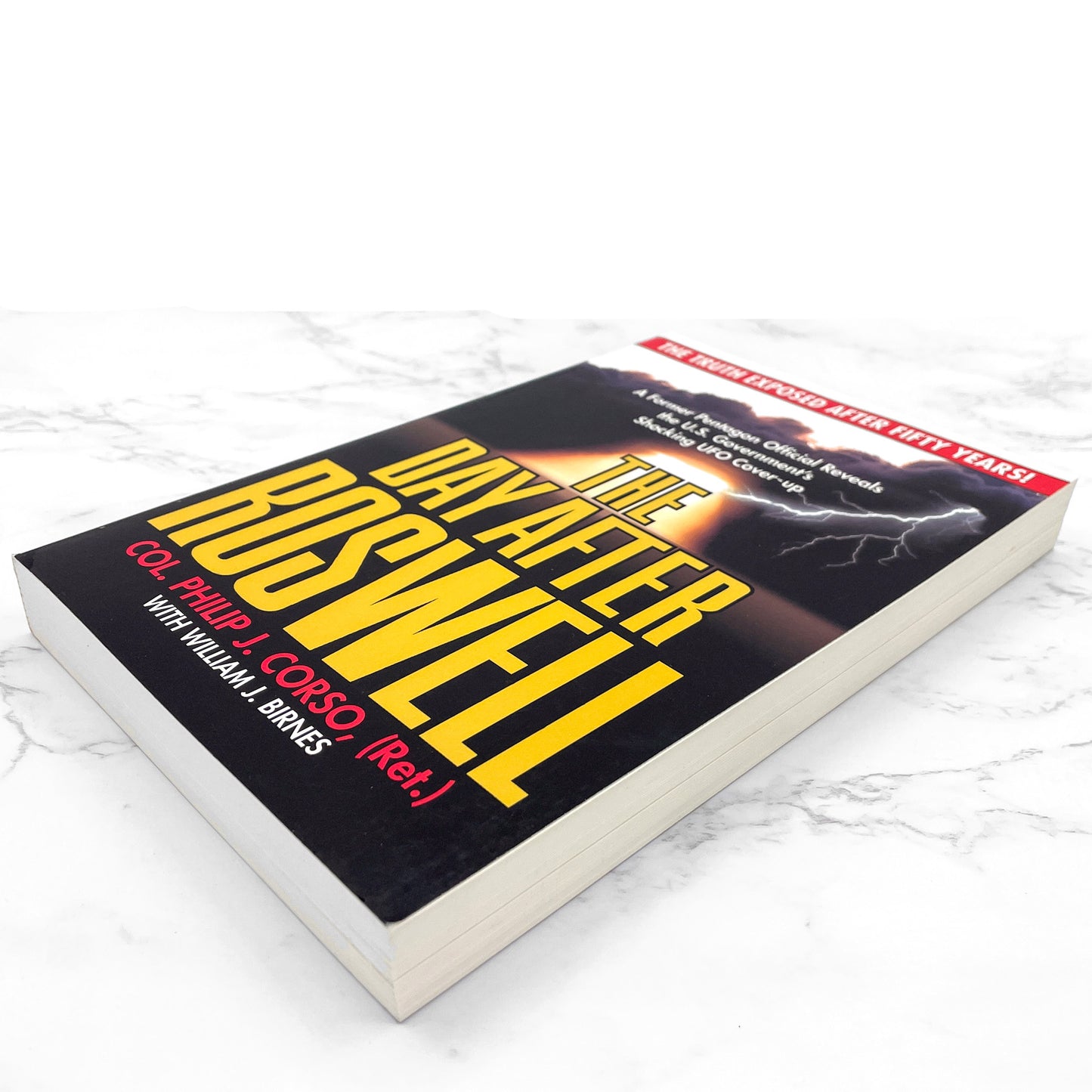 The Day After Roswell by Colonel Philip J Corso & William J Birnes [FIRST EDITION TRADE PAPERBACK] 1997 • Mint!