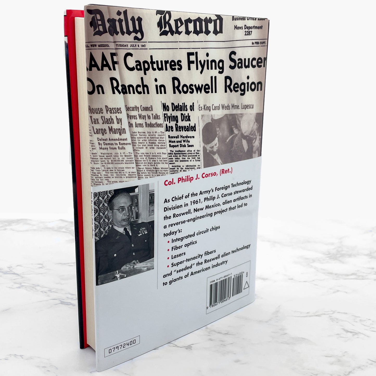 The Day After Roswell by Colonel Philip J Corso & William J Birnes [FIRST EDITION] 1997