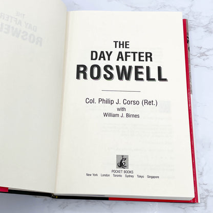 The Day After Roswell by Colonel Philip J Corso & William J Birnes [FIRST EDITION] 1997