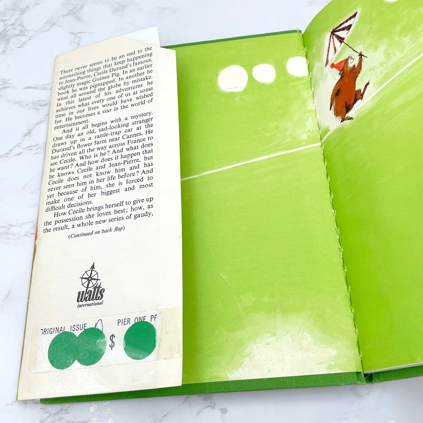 The Day Jean-Pierre Joined The Circus by Paul Gallico [U.S. FIRST EDITION] 1970 • Franklin Watts