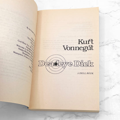 Deadeye Dick by Kurt Vonnegut [1985 PAPERBACK] • First Dell Printing!