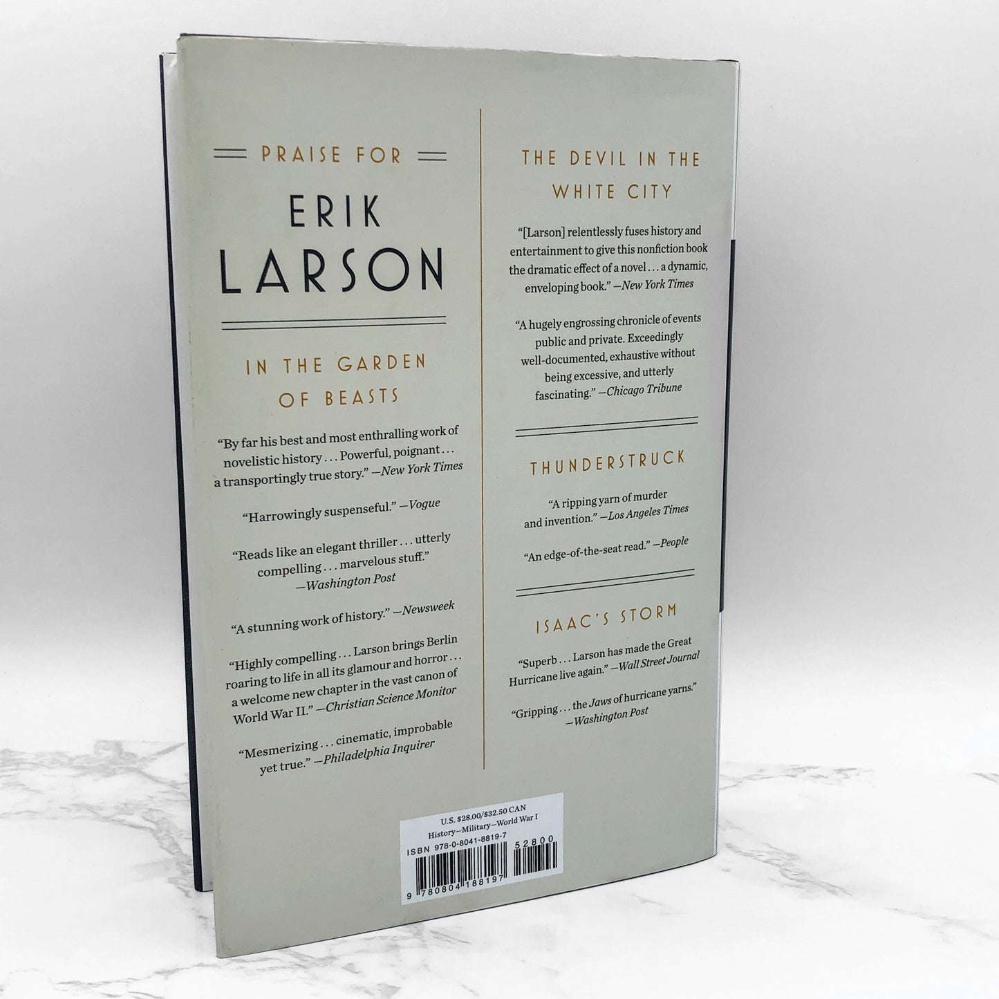 Dead Wake: The Last Crossing of the Lusitania by Erik Larson SIGNED! [FIRST EDITION • FIRST PRINTING]