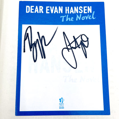 Dear Evan Hansen: A Novel by Val Emmich & Steven Levenson SIGNED! x2 [FIRST EDITION] 2018 • Doubleday