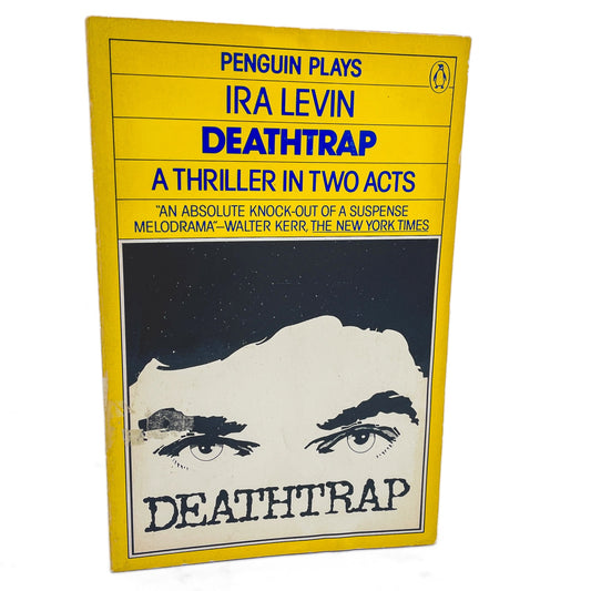 Deathtrap: A Thriller in Two Acts by Ira Levin [TRADE PAPERBACK] 1982 • Penguin